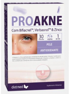 Proakne - 30 Cápsulas - Dietmed
